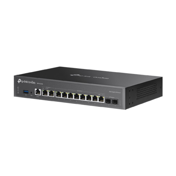 Router VPN, 2 x RJ45 2.5G, 2 x SFP Gigabit, 8 x RJ45 Gigabit, 1 x USB, 1U - TP-Link Omada ER7412-M2
