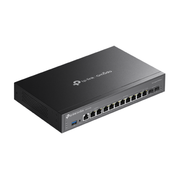 Router VPN, 2 x RJ45 2.5G, 2 x SFP Gigabit, 8 x RJ45 Gigabit, 1 x USB, 1U - TP-Link Omada ER7412-M2