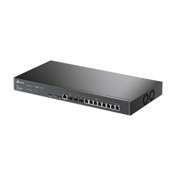 Router VPN, 2 x SFP+ 10G, 1 x SFP Gigabit, 8 x RJ45 Gigabit, 2 x USB, 1U - TP-Link Omada ER8411 Router VPN, 2 x SFP+ 10G, 1 x SFP Gigabit, 8 x RJ45 Gigabit, 2 x USB, 1U - TP-Link Omada ER8411