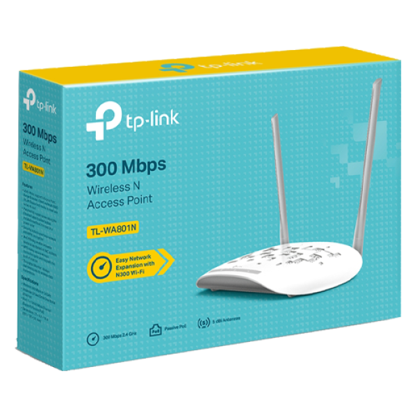Access Point TP-Link TL-WA801N 300Mbps Wireless N TL-WA801N Access Point TP-Link TL-WA801N 300Mbps Wireless N TL-WA801N