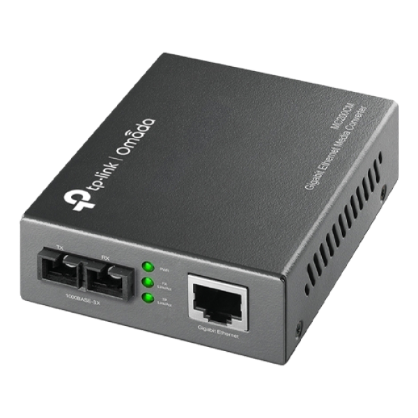 Media Convertor Gigabit WDB, duplex SC, Multimode, 0.55km - TP-Link Omada MC200CM Media Convertor Gigabit WDB, duplex SC, Multimode, 0.55km - TP-Link Omada MC200CM
