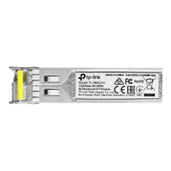 Modul SFP Gigabit bidirectional WDM TX:1550nm/RX:1310nm, Single-mode, LC/UPC, 20 km- TP-Link Omada SM321A Modul SFP Gigabit bidirectional WDM TX:1550nm/RX:1310nm, Single-mode, LC/UPC, 20 km- TP-Link Omada SM321A