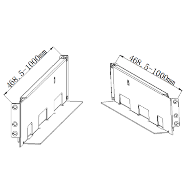 Glisiera pentru rack UPS din seria R - HIKVISION Glisiera-UPS-R
