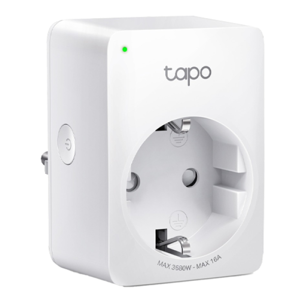 Priza inteligenta, 16A Wi-Fi, control vocal, monitorizare consum - TP-Link Tapo TapoP110 Priza inteligenta, 16A Wi-Fi, control vocal, monitorizare consum - TP-Link Tapo TapoP110