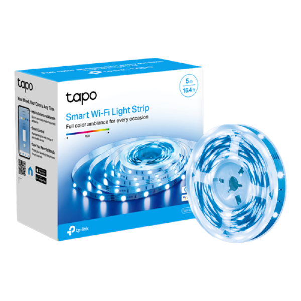 Banda LED RGB inteligenta, 5 metri, Wi-Fi, control de la distanta- TP-LINK Tapo TapoL900-5 Banda LED RGB inteligenta, 5 metri, Wi-Fi, control de la distanta- TP-LINK Tapo TapoL900-5