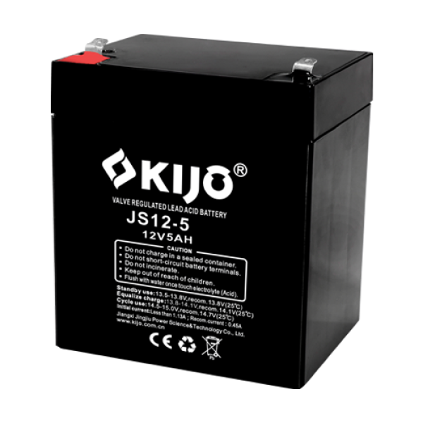 Acumulator AGM 12V, 5Ah, F1 - KIJO JS12-5