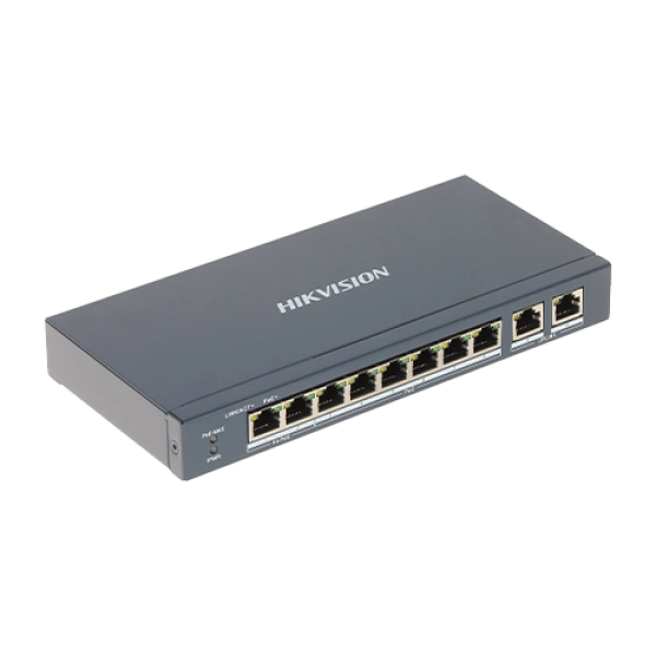 Switch 8 porturi 100 Mbps, PoE at/bf/bt, Smart Management - HIKVISION DS-3E1310HP-EI Switch 8 porturi 100 Mbps, PoE at/bf/bt, Smart Management - HIKVISION DS-3E1310HP-EI