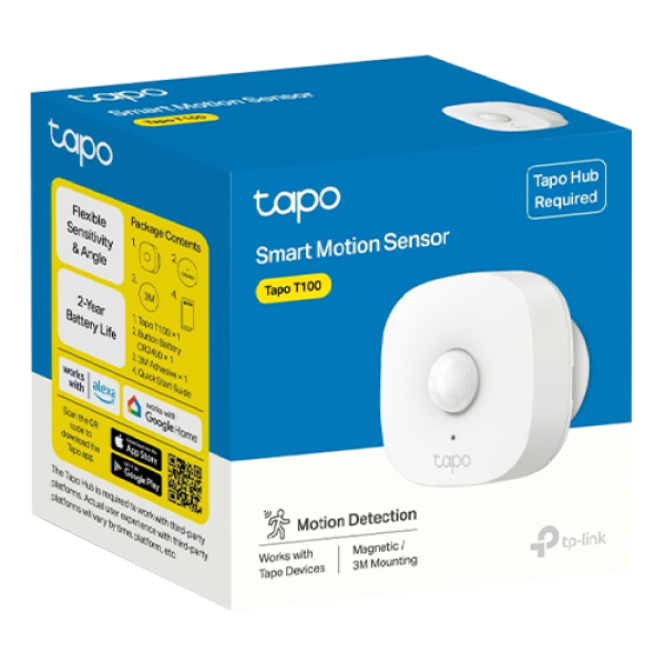 Senzor de miscare infrarosu TP-LINK Tapo T100 programabil - TP-LINK TapoT100 Senzor de miscare infrarosu TP-LINK Tapo T100 programabil - TP-LINK TapoT100
