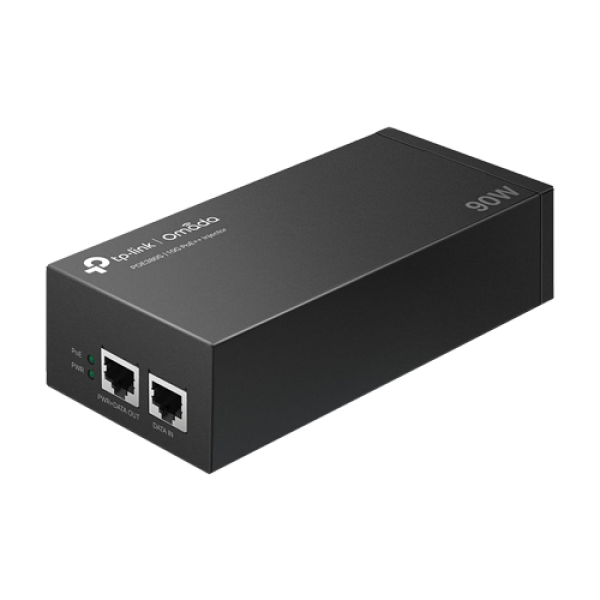 Injector Hi-PoE, 2 x RJ45 10G, 90W - TP-Link Omada POE380S Injector Hi-PoE, 2 x RJ45 10G, 90W - TP-Link Omada POE380S