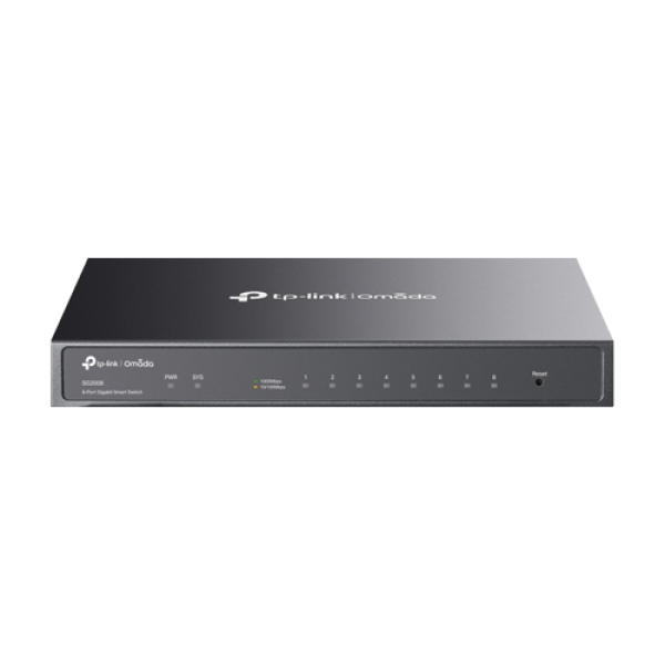 Switch 8 porturi RJ45 Gigabit, L2 Management, 1U - TP-Link Omada SG2008