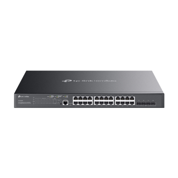 Switch 24 x RJ45 Gigabit PoE, 4 x SFP+ 10G, Buget PoE 384W, L2 Management, 1U - TP-Link Omada SG3428XMP