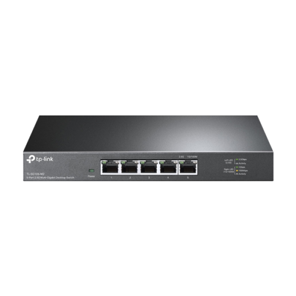 Switch 5 porturi RJ45 2.5G, Unmanaged - TP-Link TL-SG105-M2 Switch 5 porturi RJ45 2.5G, Unmanaged - TP-Link TL-SG105-M2