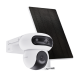 Camera IP PT Dual-Lens 4MP + panou solar 8W, Wi-Fi6, Baterie 10.400 mAh, Audio, IR 35M - EZVIZ CS-HB90/SP(2x4MP)
