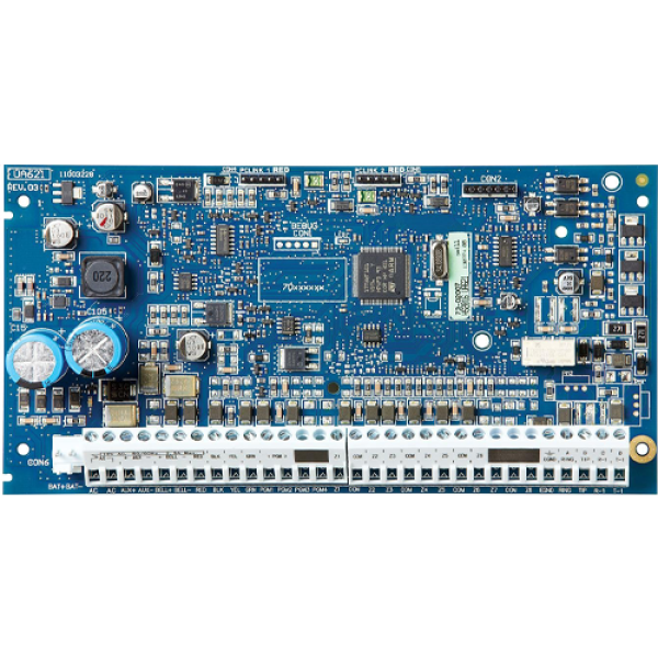 Placa centrala SERIA DSC POWER NEO 6 zone extensibila la 16 zone, 2 partitii - DSC HS2016PCBE