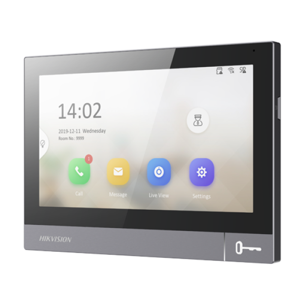 Monitor videointerfon TCP/IP, IPS LCD 7 inch touch screen, WiFi, PoE, Alarma IN - HIKVISION DS-KH8381-WTE1 Monitor videointerfon TCP/IP, IPS LCD 7 inch touch screen, WiFi, PoE, Alarma IN - HIKVISION DS-KH8381-WTE1