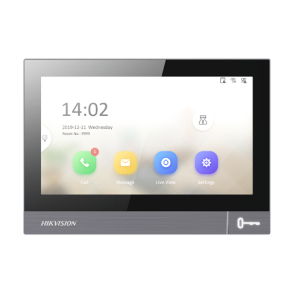 Monitor videointerfon TCP/IP, IPS LCD 7 inch touch screen, WiFi, PoE, Alarma IN - HIKVISION DS-KH8381-WTE1 Monitor videointerfon TCP/IP, IPS LCD 7 inch touch screen, WiFi, PoE, Alarma IN - HIKVISION DS-KH8381-WTE1