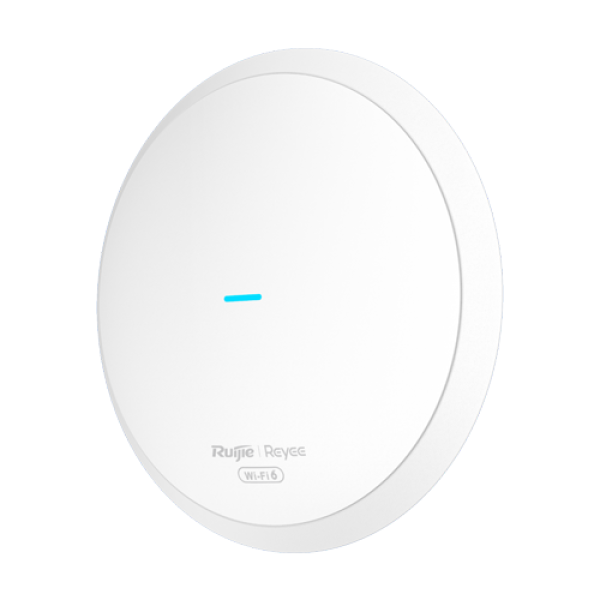 Access Point Wi-Fi 6, AX1800 Dual-Band, 1 x RJ45 Gigabit, PoE IN, Cloud Management - Ruijie RG-RAP62 Access Point Wi-Fi 6, AX1800 Dual-Band, 1 x RJ45 Gigabit, PoE IN, Cloud Management - Ruijie RG-RAP62