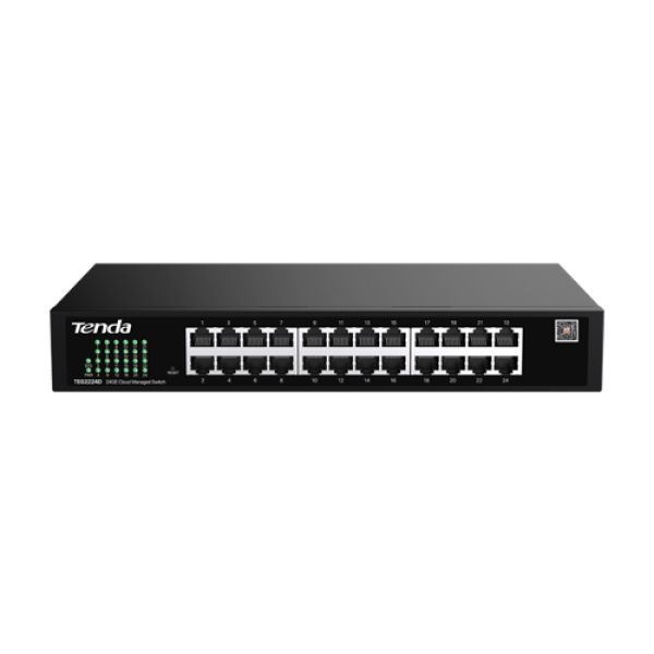 Switch 24 porturi RJ45 Gigabit, Management, 1U - TENDA TND-TEG2224D