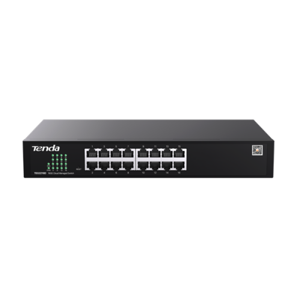 Switch 16 porturi RJ45 Gigabit, Management, 1U - TENDA TND-TEG2216D