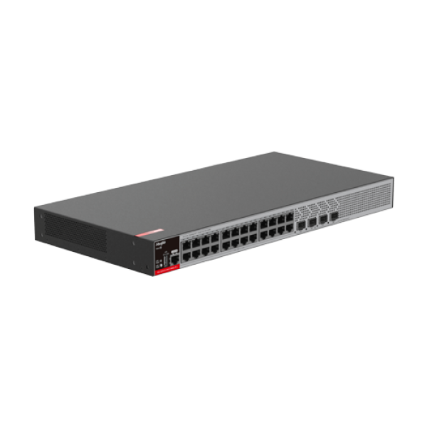 Switch 24 porturi RJ45 1G PoE+, 4 x SFP 2.5G, L2+ Cloud Management, 1U - Ruijie RG-S2915-24GT4MS-P-L Switch 24 porturi RJ45 1G PoE+, 4 x SFP 2.5G, L2+ Cloud Management, 1U - Ruijie RG-S2915-24GT4MS-P-L
