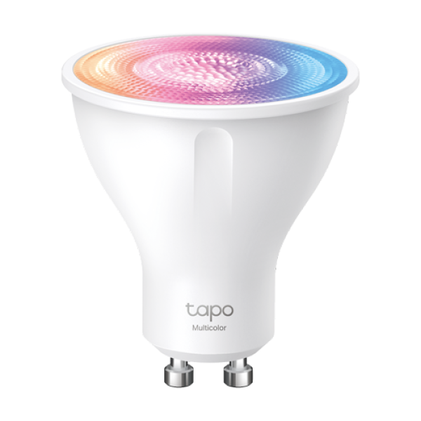 Bec LED smart Wi-Fi, RGB, 2200-6500K, intensitate ajustabila, 350 lm, GU10 - TP-Link Tapo TapoL630 Bec LED smart Wi-Fi, RGB, 2200-6500K, intensitate ajustabila, 350 lm, GU10 - TP-Link Tapo TapoL630