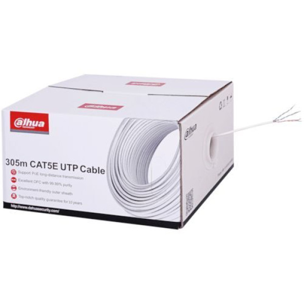 Accesoriu supraveghere Dahua Cablu UTP CAT5E, Rola 305m Accesoriu supraveghere Dahua Cablu UTP CAT5E, Rola 305m