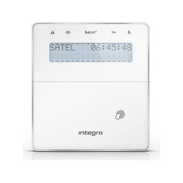 Tastatura alarma Satel INT-KWRL2-WSW, wireless (ABAX 2) pentru INTEGRA si INTEGRA PLUS, cititor de proximitate, alba Tastatura alarma Satel INT-KWRL2-WSW, wireless (ABAX 2) pentru INTEGRA si INTEGRA PLUS, cititor de proximitate, alba