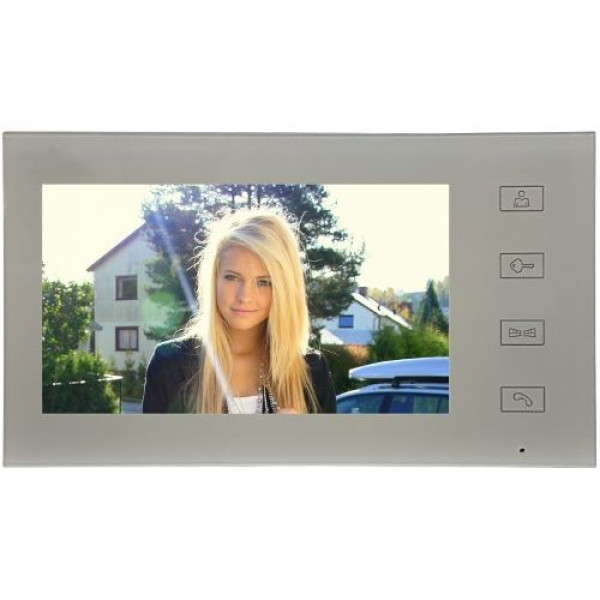 Monitor videointerfon Seku RL-10M-7-W, Color, 7 inch, Alb Monitor videointerfon Seku RL-10M-7-W, Color, 7 inch, Alb