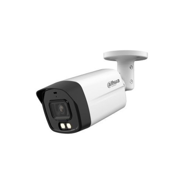Camera de supraveghere Dahua HAC-HFW1509TLM-IL-A-0360B-S2 Bullet HDCVI, 5 MP, 3.6 mm, IR 40 m, lumina alba, microfon Camera de supraveghere Dahua HAC-HFW1509TLM-IL-A-0360B-S2 Bullet HDCVI, 5 MP, 3.6 mm, IR 40 m, lumina alba, microfon