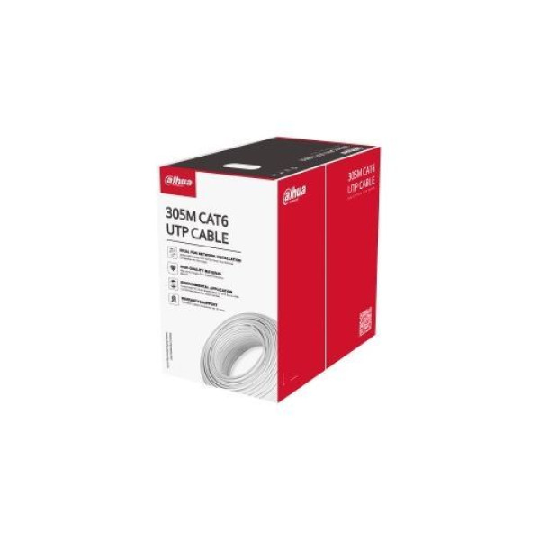 Accesoriu supraveghere Dahua PFM920I-6UN-C Cablu UTP, Cat6, PVC+ Flame retardant, Rola 305m Accesoriu supraveghere Dahua PFM920I-6UN-C Cablu UTP, Cat6, PVC+ Flame retardant, Rola 305m
