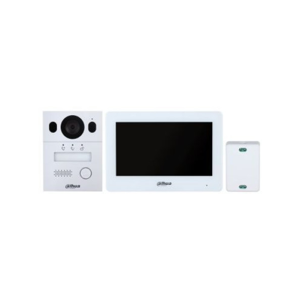 Kit Videointerfon Dahua KTX01(S) Kit Video Interfon Monitor de interior 7 inch, WiFi, Post exterior, Camera CMOS, HDR, 2MP, IP65, IK07, Alb Kit Videointerfon Dahua KTX01(S) Kit Video Interfon Monitor de interior 7 inch, WiFi, Post exterior, Camera CMOS, HDR, 2MP, IP65, IK07, Alb