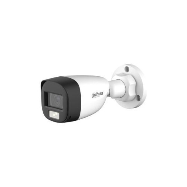 Camera de supraveghere Dahua HAC-HFW1500CL-IL-A-0280B-S2 bullet HDCVI 5 MP, IR/lumina alba 20 m, 2.8 mm, microfon Camera de supraveghere Dahua HAC-HFW1500CL-IL-A-0280B-S2 bullet HDCVI 5 MP, IR/lumina alba 20 m, 2.8 mm, microfon