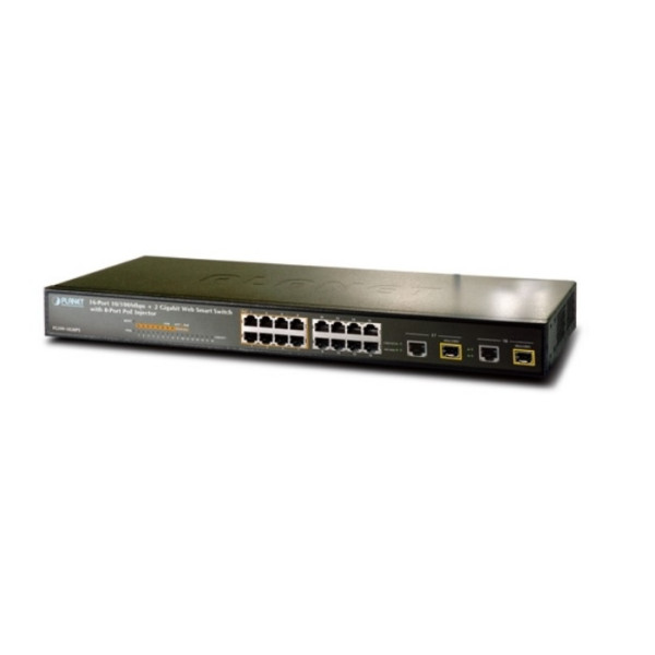 SWITCH 16 PORTURI 10/100 8 PORTURI POE + 2 PORTURI - FGSW-1828PS