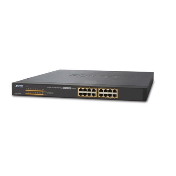 SWITCH CU 16 PORTURI 10/100/1000MBPS 802.3AT POE - GSW-1600HP