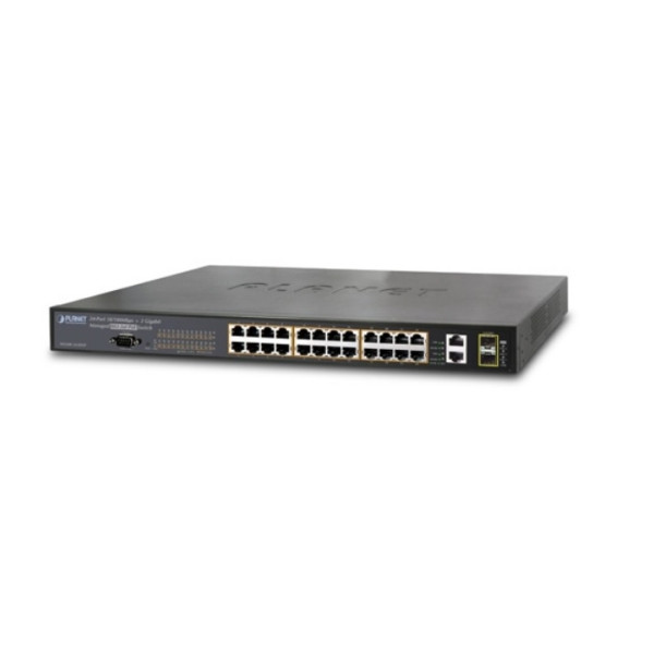 SWITCH CU 24 PORTURI RACKABIL 1U CU MANAGEMENT - WGSW-2620HP