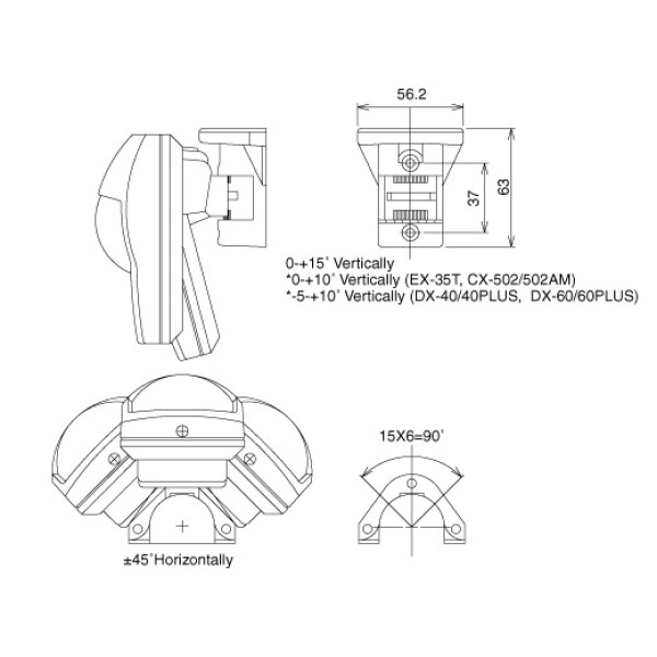 SUPORT DETECTOR - FA-3 SUPORT DETECTOR - FA-3