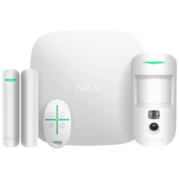 KIT AJAX HUB2 PLUS + MOTIONCAM - STARTERKIT CAM PLUS (WHT)