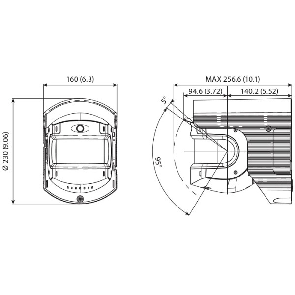 DETECTOR LASER REDSCAN CU CAMERA, DETECTIE 50X100M - RLS-50100V DETECTOR LASER REDSCAN CU CAMERA, DETECTIE 50X100M - RLS-50100V