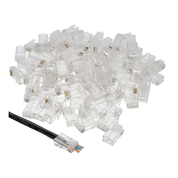 SET 100 BUCATI MUFA EZ UTP CAT6E - EZ UTP CAT6 PACK