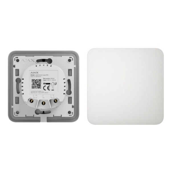 LIGHTCORE 2-WAY + SOLOBUTTON 1-GANG/2-WAY (WHT) - LIGHTSWITCH 2-WAY (WHT)