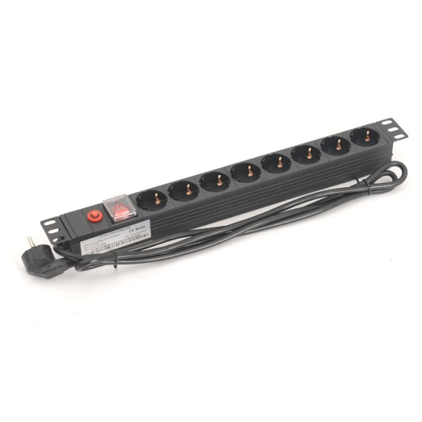 BARA ALIMENTARE CU 8 PRIZE PENTRU RACK - PDU-EU BARA ALIMENTARE CU 8 PRIZE PENTRU RACK - PDU-EU