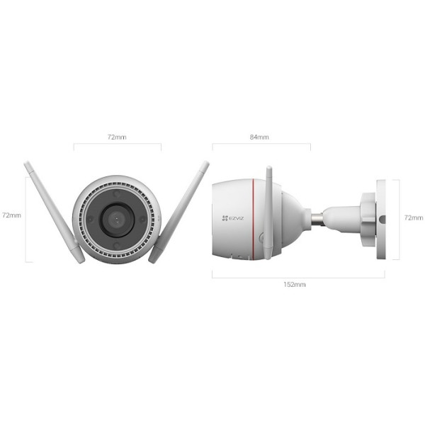 CAMERA COLOR WI-FI 4MP IR 30M LENTILA 4MM - CS-H3c (4MP,2.8mm,color) CAMERA COLOR WI-FI 4MP IR 30M LENTILA 4MM - CS-H3c (4MP,2.8mm,color)