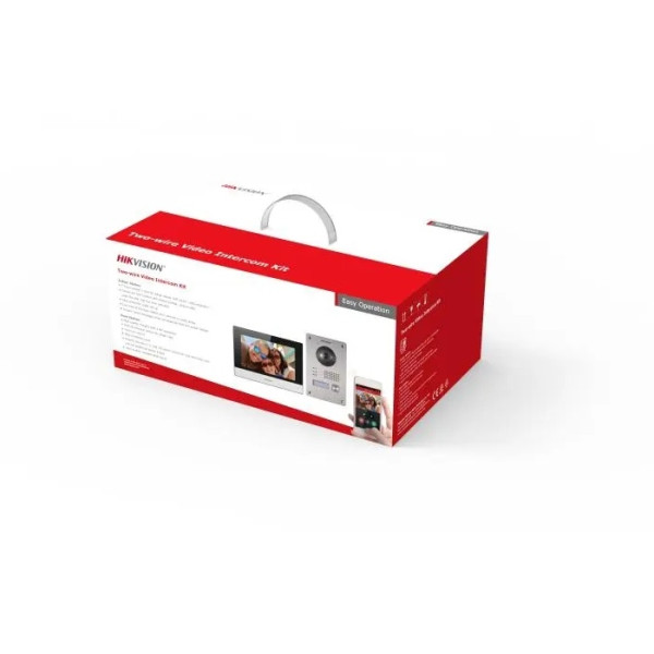 KIT VIDEOINTERFONIE KABV8103-RS,KH6320Y-WTPE2,KV81 - DS-KIS703Y-P