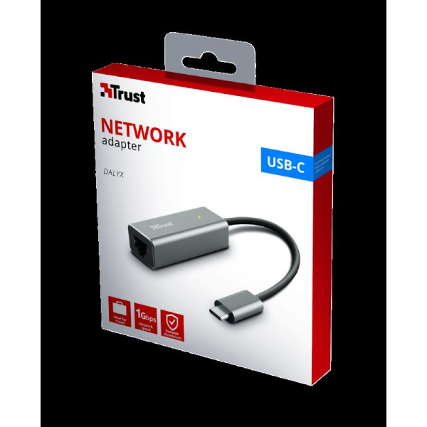 Trust Dalyx USB-C to Ethernet Adapter - gss.ro