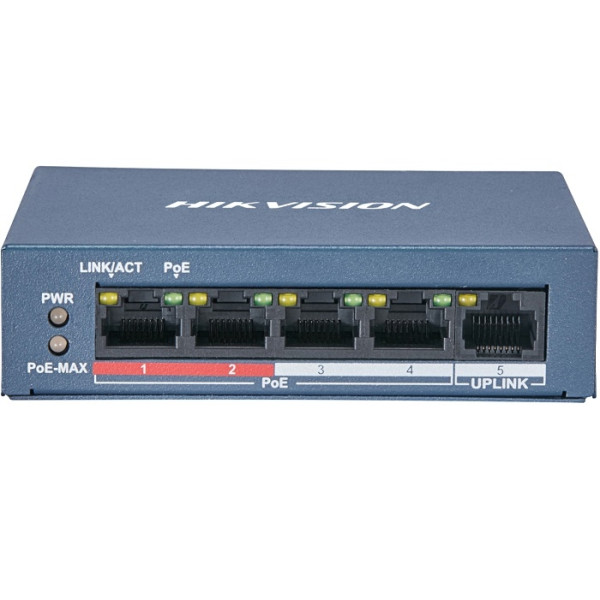 SWITCH CU 5 PORTURI, 4 X POE, FARA MANAGEMENT - DS-3E0105P-E/M(B) SWITCH CU 5 PORTURI, 4 X POE, FARA MANAGEMENT - DS-3E0105P-E/M(B)