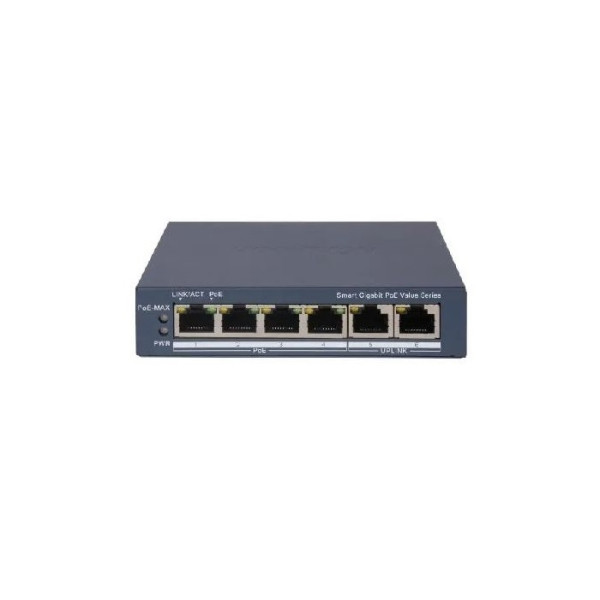 SWITCH CU 6 PORTURI GIGABIT (4 POE) - DS-3E1506P-EI/M SWITCH CU 6 PORTURI GIGABIT (4 POE) - DS-3E1506P-EI/M