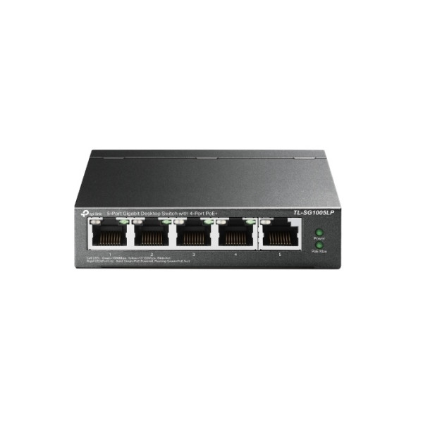 SWITCH DESKTOP CU 5 PORTURI GIGABIT (4 POE) - TL-SG1005LP
