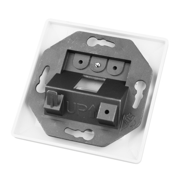 PRIZA PENTRU 1 MODUL TOOLLESS LINE, 80X80MM - HSED01UW2S PRIZA PENTRU 1 MODUL TOOLLESS LINE, 80X80MM - HSED01UW2S
