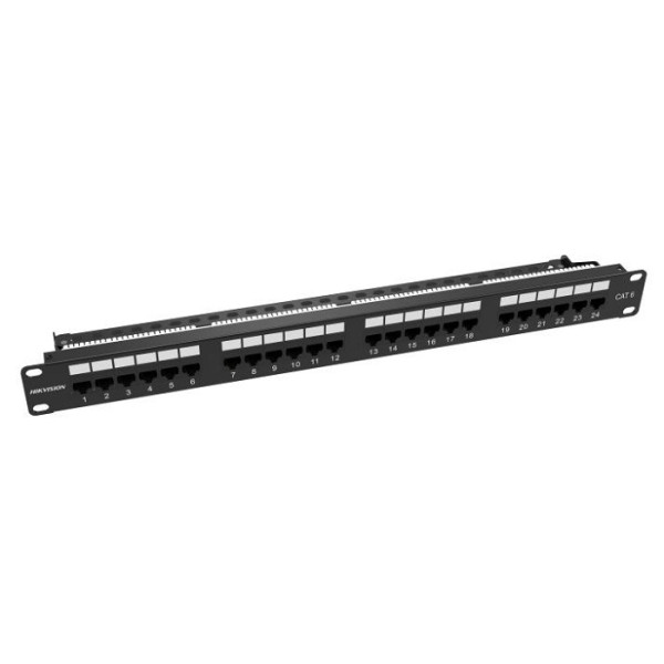 PATCH PANEL CU 24 PORTURI, CAT6 NEECRANAT, 1U - DS-1CP6U24-1U PATCH PANEL CU 24 PORTURI, CAT6 NEECRANAT, 1U - DS-1CP6U24-1U