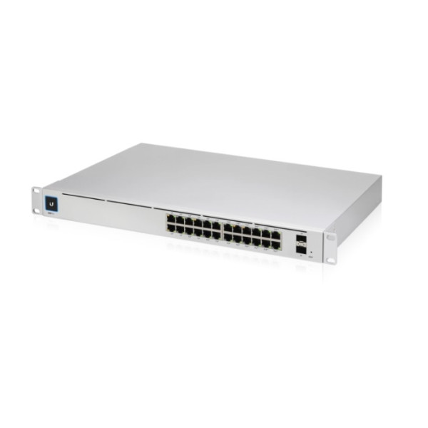 SWITCH L2, 24 PORTURI RJ45 (16 POE), 2 PORTURI SFP - USW-24-POE